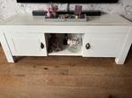 Witte eiken tv meubel // GRATIS, Huis en Inrichting, Kasten | Televisiemeubels, Ophalen, Gebruikt, 150 tot 200 cm, Eikenhout