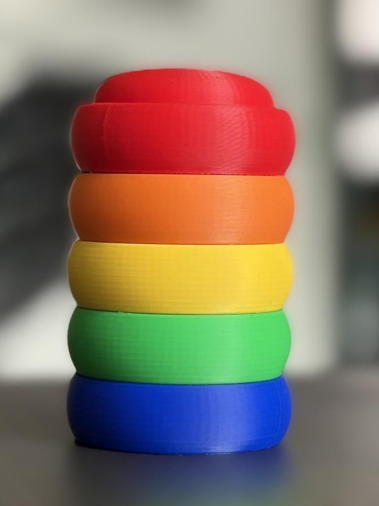 Set 3dgeprinte mini Stapelstenen, Ophalen of Verzenden, Bouwen