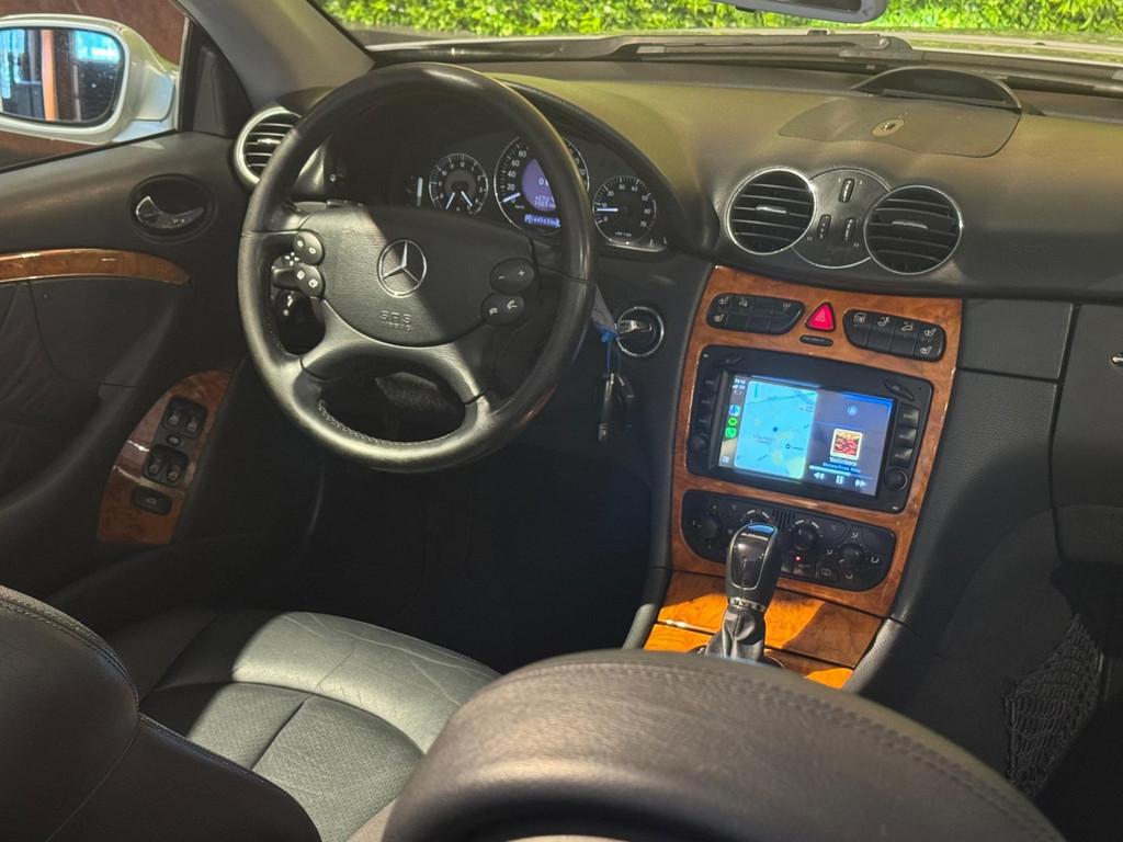 Mercedes-Benz CLK-klasse Cabrio 320 Elegance 218 PK V6 |LEDE, Auto's, Mercedes-Benz, Automaat, Gebruikt, Zwart, USB