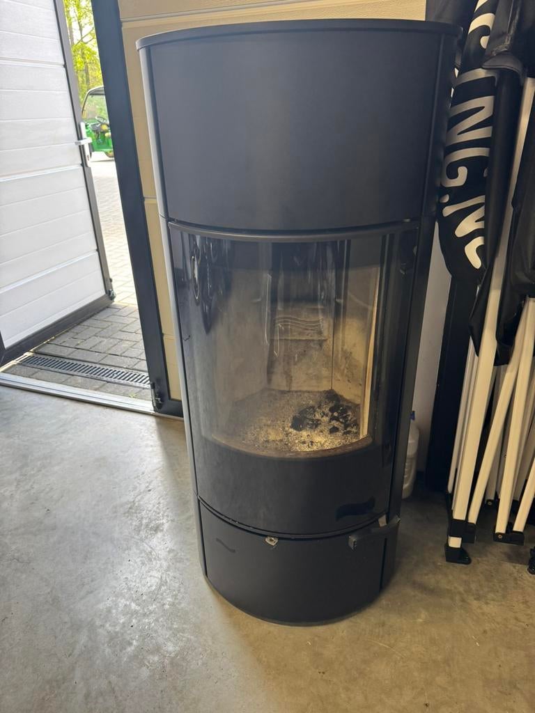 Hout cv kachel Dik Geurts forte h20, Ophalen, Zo goed als nieuw, Hout, Houtkachel