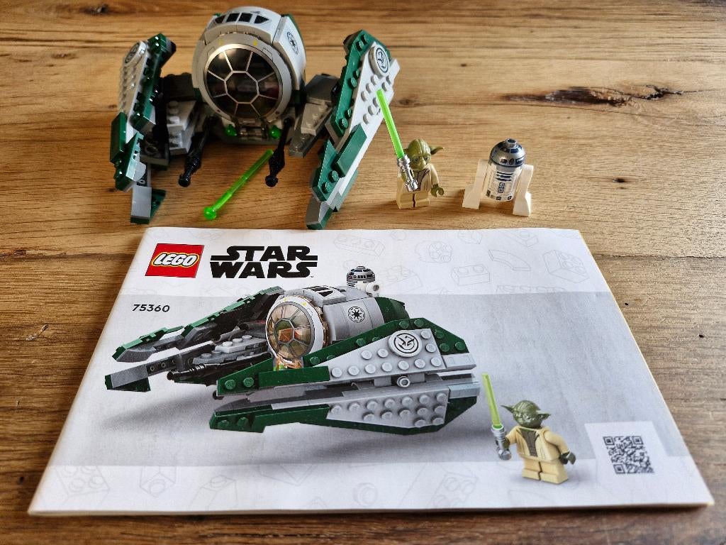 Lego 75360 - Star Wars Yoda's Jedi Starfighter, Ophalen of Verzenden, Zo goed als nieuw, Complete set, Lego