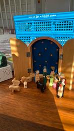 Zeer leuke houten kerststal, Ophalen of Verzenden, Zo goed als nieuw