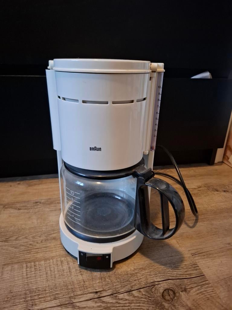 Braun koffiezetapparaat, Gebruikt, 10 kopjes of meer, Koffiemachine, Gemalen koffie