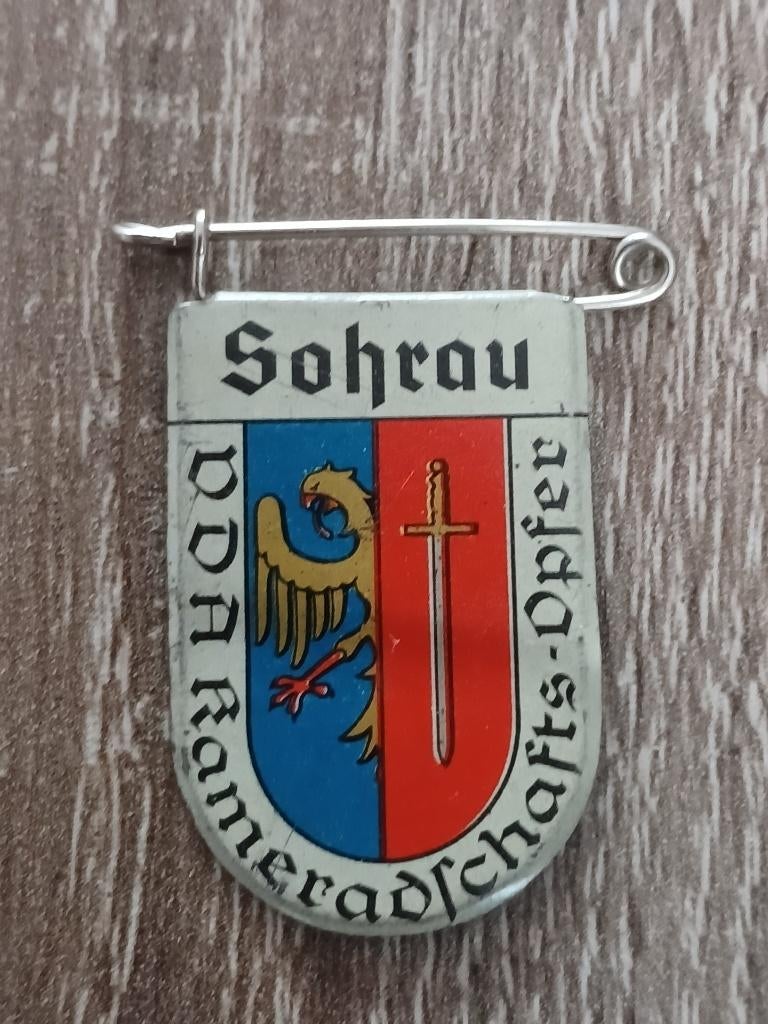 WHW spende 1934 - 1935, Sohrau., Verzamelen, Ophalen of Verzenden, Overige soorten, Duitsland, Embleem of Badge