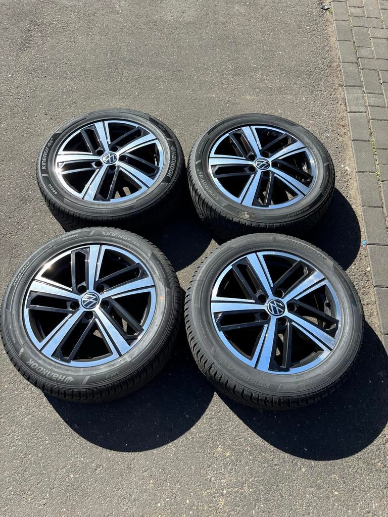 VW Caddy17 inch velgen met Hankook All Season banden, Auto-onderdelen, Banden en Velgen, Ophalen, Banden en Velgen, 17 inch, All Season