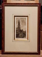 Ets Johannes Graadt van Roggen -Onze-Lieve-Vrouwekerk Brugge, Antiek en Kunst, Kunst | Etsen en Gravures, Ophalen of Verzenden