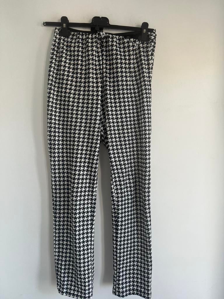 Most Wanted Broek Zwart/Wit Pied-de-Poule XL, Zwart, Maat 46/48 (XL) of groter, Ophalen of Verzenden, Lang