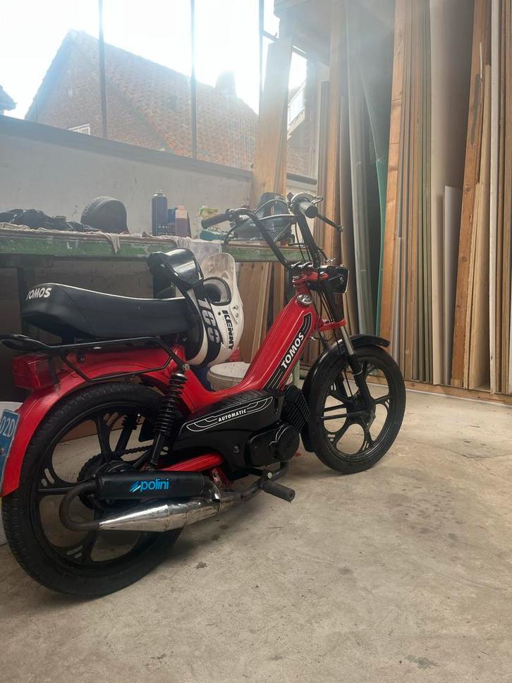 Tomos A3 brommer - Rood, goed onderhouden, Fietsen en Brommers, Brommers | Tomos, Gebruikt, Overige modellen, Maximaal 45 km/u