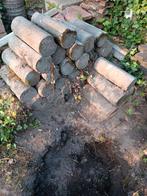 Gebruikte palissade paaltjes ongeveer 40 stuks, Ophalen, Gebruikt, Minder dan 180 cm, Palen