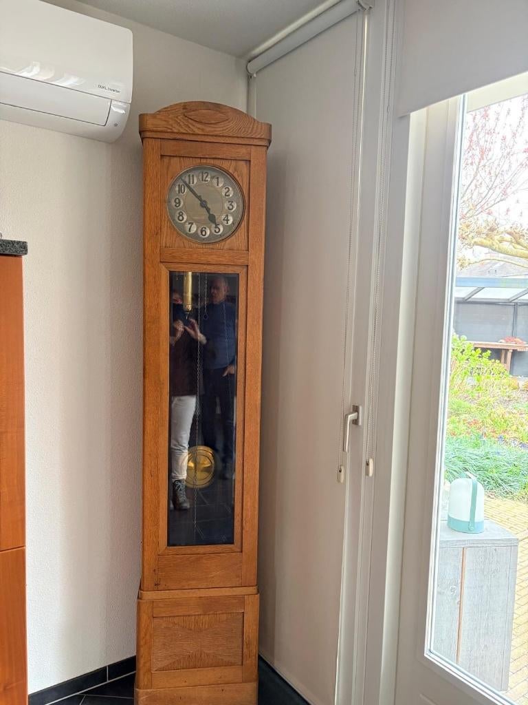 Staande Klok compleet uit de jaren 1950, Ophalen, Gebruikt, Staande klok