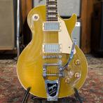 Gibson Les Paul 57 Custom Shop Bigsby - Goldtop, Ophalen, Zo goed als nieuw, Solid body, Gibson