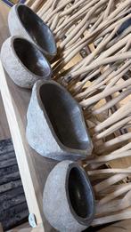 Riverstone grijs natuurstenen waskommen, Info@houttotaal.nl, Nieuw, Hout Totaal, Wasbak of Wastafel