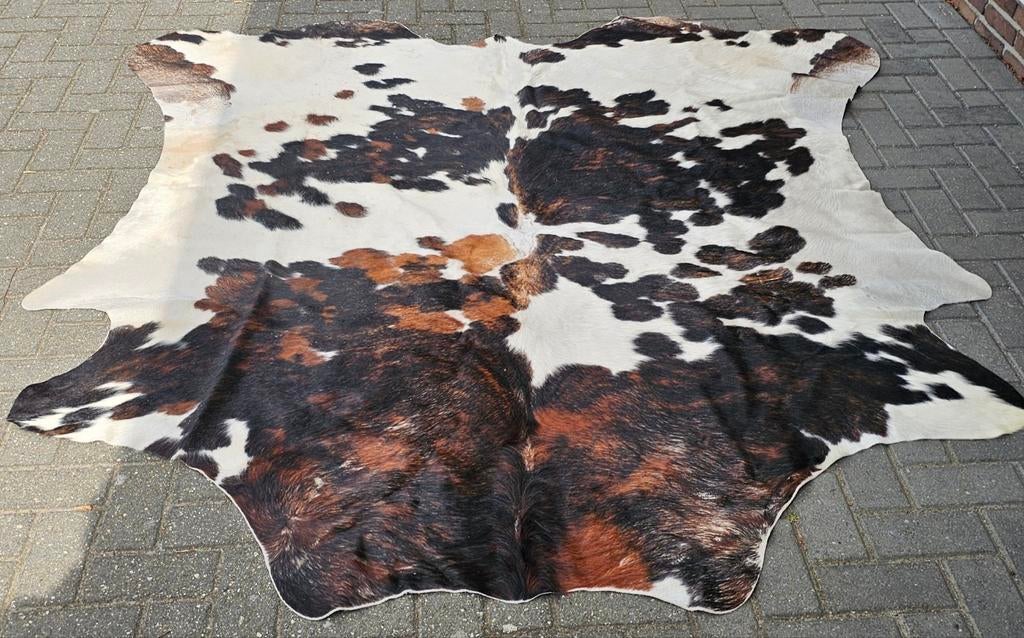 Koeienhuid gemêleerd, 230x213cm, Ophalen of Verzenden, Bruin, 200 cm of meer, 200 cm of meer