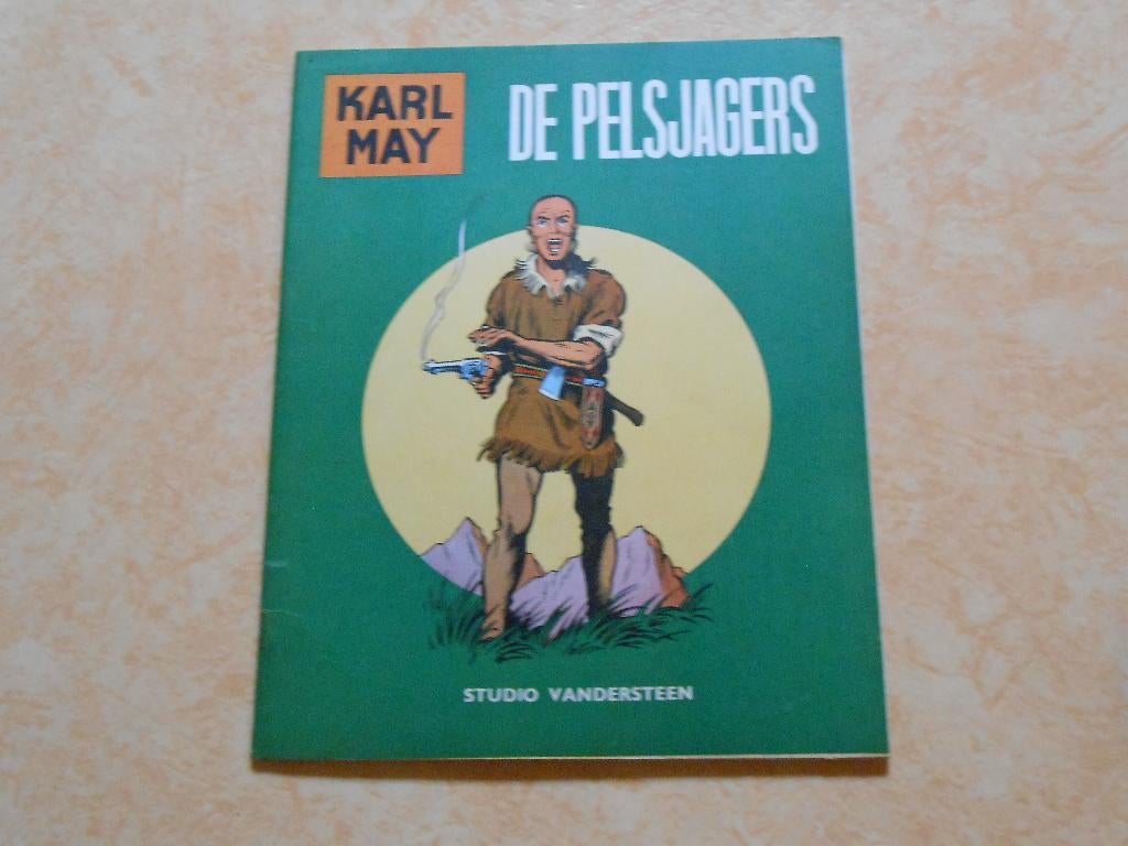 Karl May 4 De pelsjagers 1963 1 ste druk., Willy Vandersteen, Eén stripboek, Ophalen of Verzenden, Zo goed als nieuw