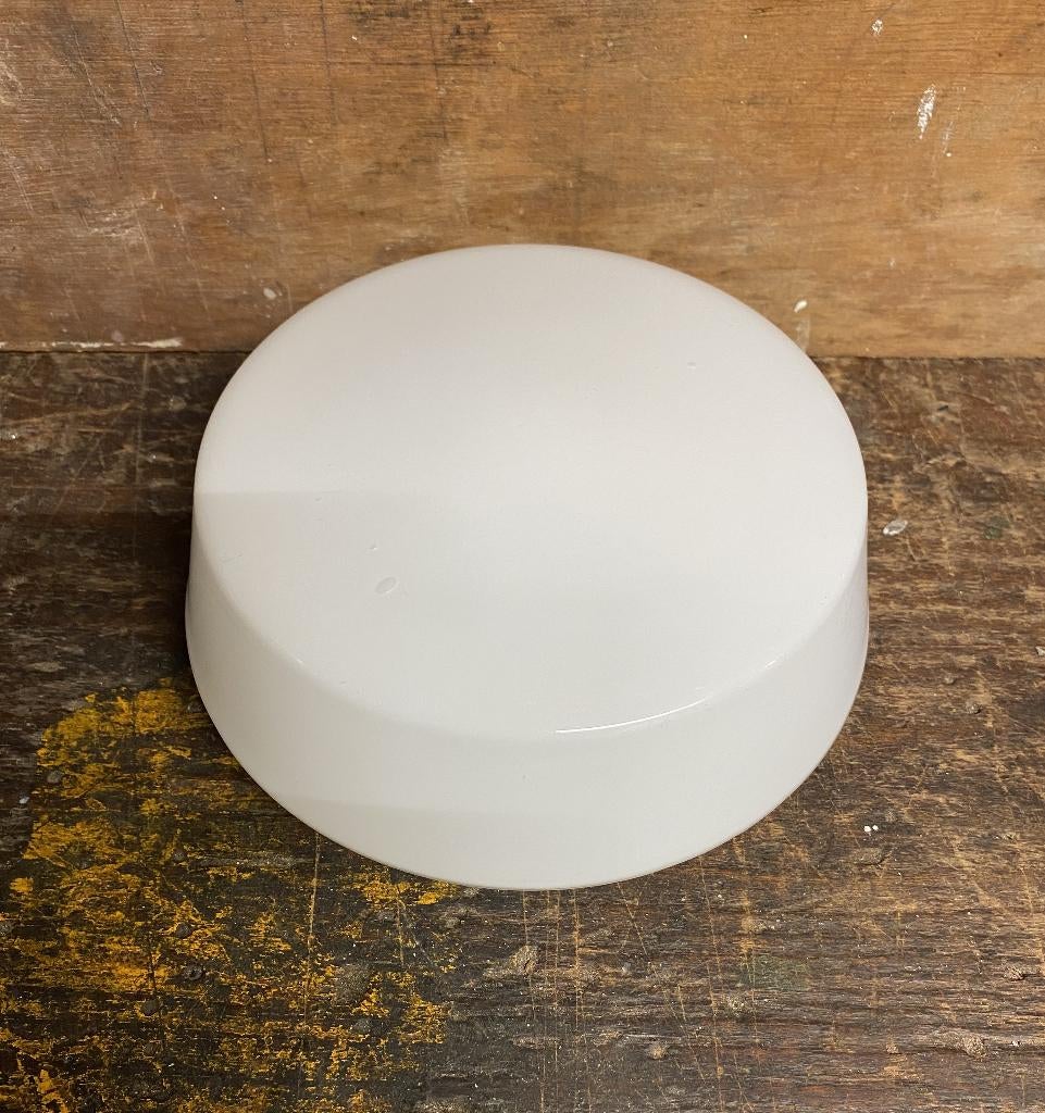 Leuke RZB Plafondlamp - vintage retro bauhaus mid century, Ophalen of Verzenden, Zo goed als nieuw, Glas, Vintage retro