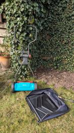 Gardena handgrasmaaier met opvangbak - Gebruikt, nog goed, Tuin en Terras, Grasmaaiers, Ophalen, Gebruikt, Handgrasmaaier, Opvangbak
