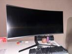 Samsung 34 inch Ultrawide Monitor - Curved, Computers en Software, Monitoren, Ophalen, Curved, Quad HD (2K), Gebruikt