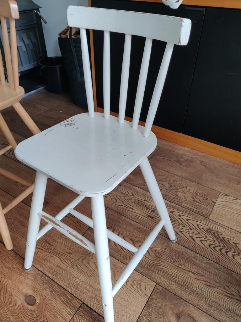 Ikea hoge kinderstoel wit. Stevig., Kinderen en Baby's, Kinderstoelen, Ophalen, Gebruikt, Overige typen