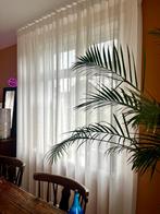 Inbetweens / vitrages wit – waveplooi – 6 ramen, Ophalen of Verzenden, Zo goed als nieuw, Wit, 200 cm of meer