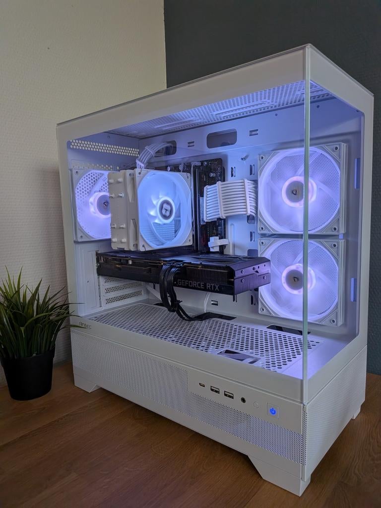 Game PC wit | RTX 3070 TI | R5 5600 | 1TB | verzenden kan, Computers en Software, Virtual Reality, Zo goed als nieuw, HDD, 1 TB