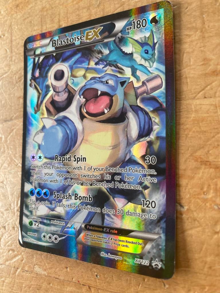 Blastoise EX #XY122 Pokémon kaart 20th anniversary, Hobby en Vrije tijd, Verzamelkaartspellen | Pokémon, Ophalen of Verzenden