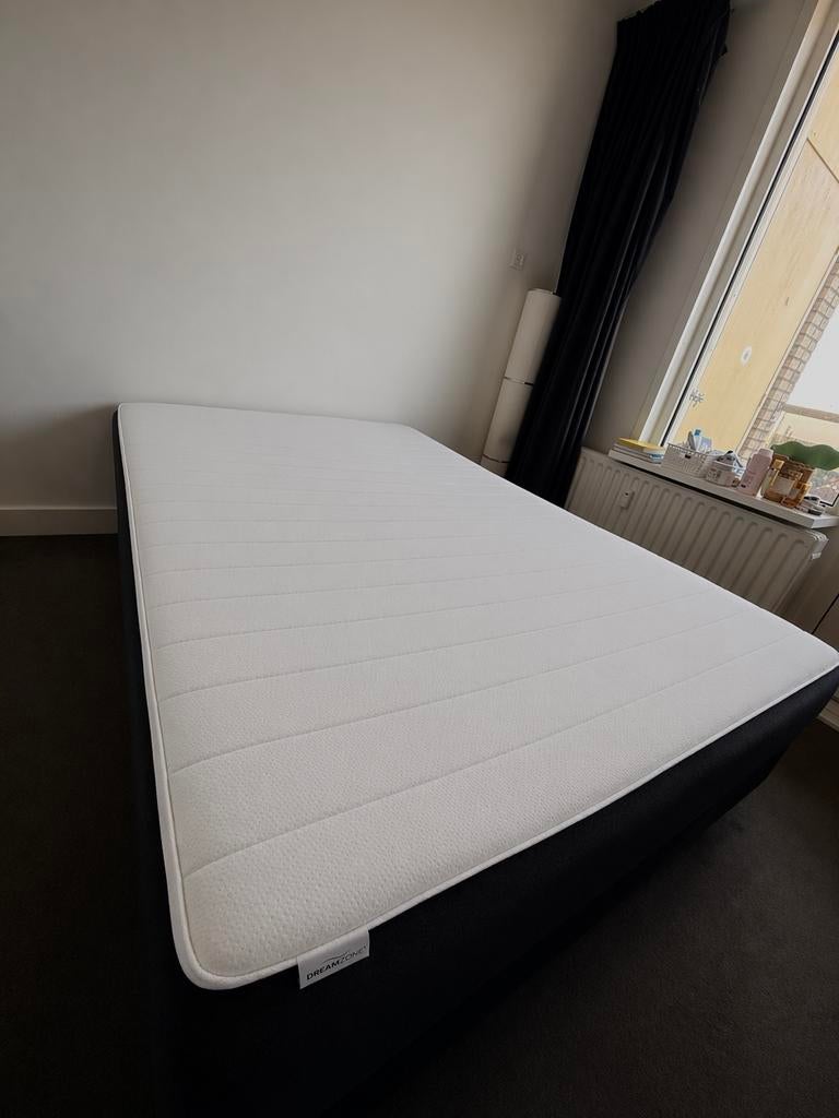 Bed, Ophalen, Gebruikt, Zwart, Tweepersoons