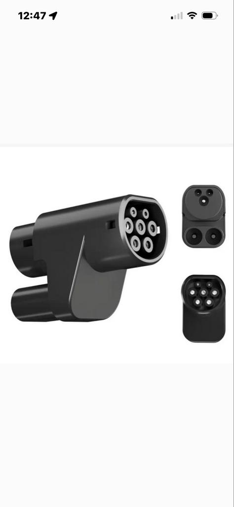 CCS2 naar Tesla Type 2 Adapter voor Model S en X, Auto diversen, Auto-accessoires, Zo goed als nieuw, Ophalen