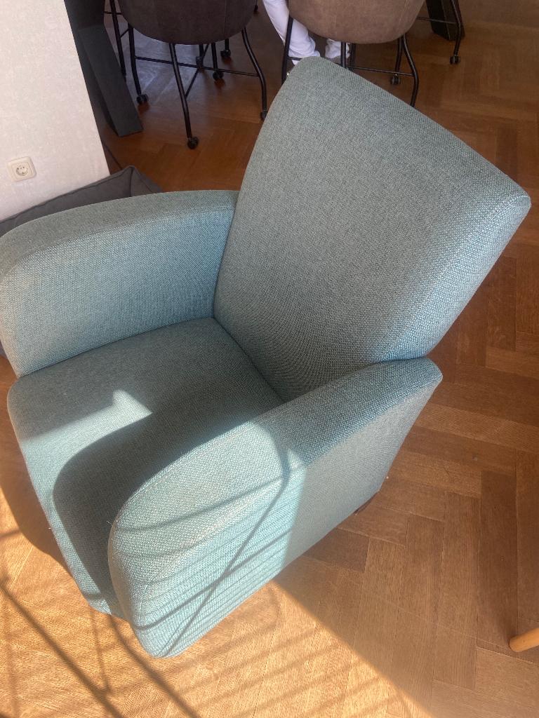 Fauteuil, Ophalen, Gebruikt, 75 tot 100 cm, Stof