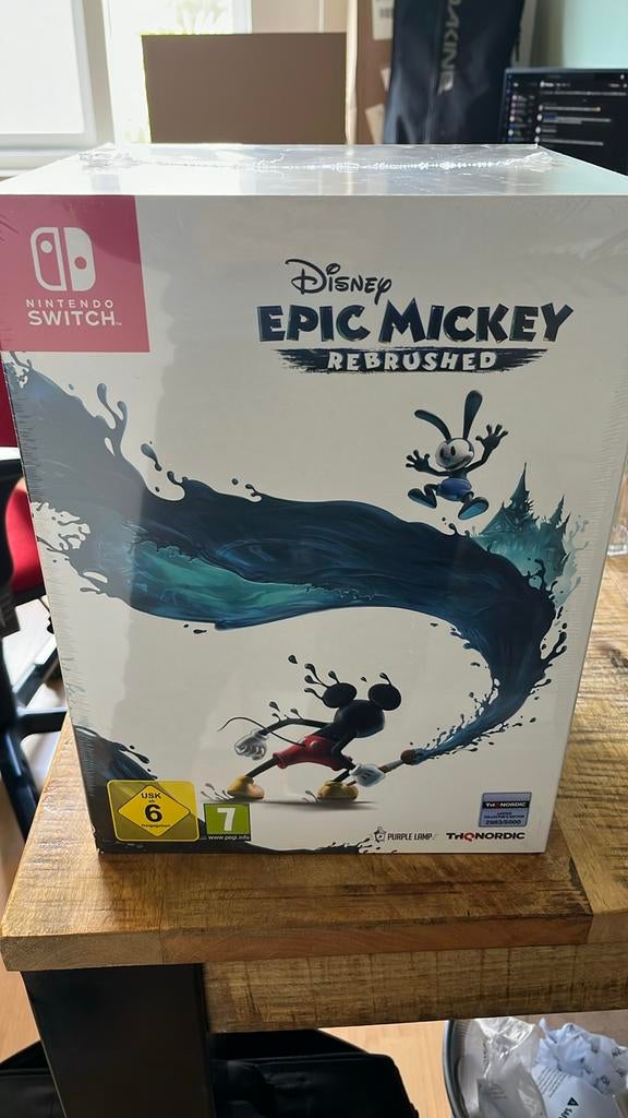Disney Epic Mickey Rebrushed Collector's Edition Switch, Avontuur en Actie, 1 speler, Nieuw, Ophalen of Verzenden