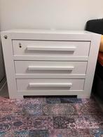 Gratis witte commode met drie lades, Ophalen, 50 tot 70 cm, 90 tot 105 cm, 100 cm of meer