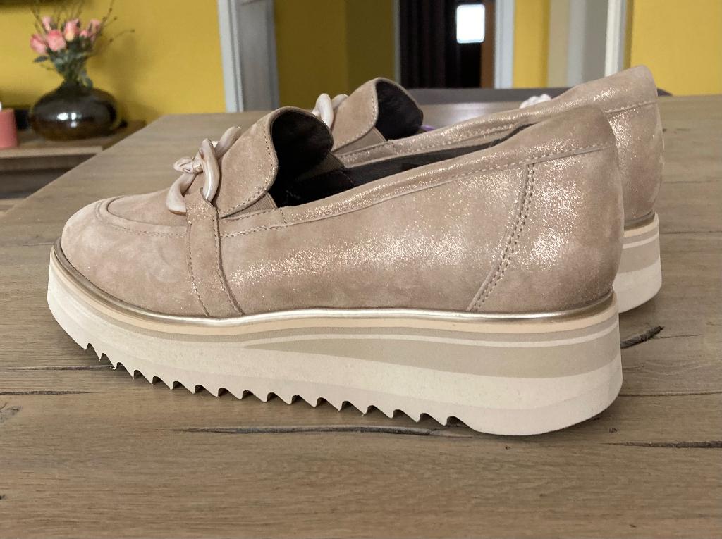 Nieuwe leren instappers van Softwaves, mt. 40, Ophalen of Verzenden, Nieuw, Zwart, Instappers