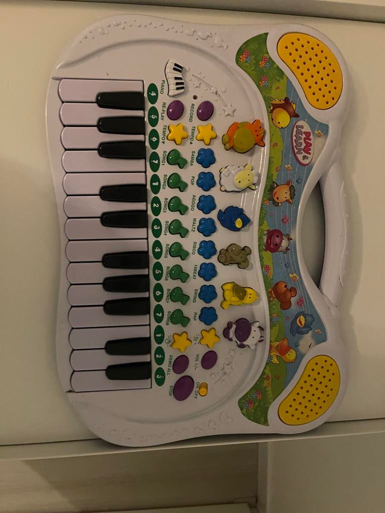 Play & Learn keyboard met dierengeluiden, Ophalen, Gebruikt, Overige typen, Met geluid