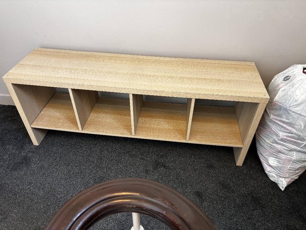 Ikea KALLAX tv meubel eikeneffect, Ophalen, Gebruikt, 100 tot 150 cm, Eikenhout