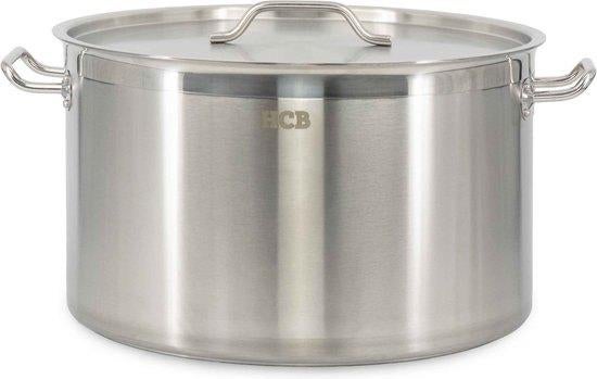 Rvs Soeppan, kookpan, pan 50 liter nieuw, Ophalen, Nieuw, Rvs, Kookpan of Snelkookpan