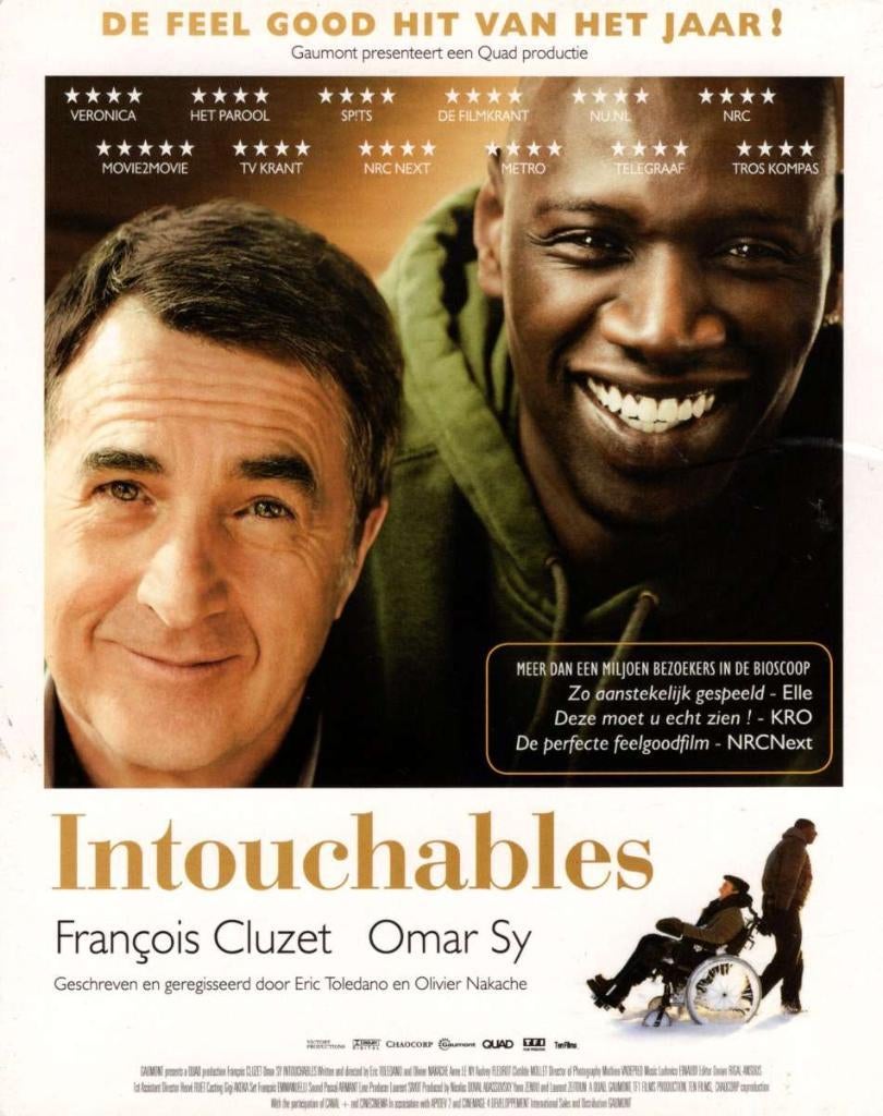 Intouchables (2011) - met slipcover - IMDB 8.5 - NL uitgave, Cd's en Dvd's, De Filmfreak BV, Verzenden, Actie, Zo goed als nieuw