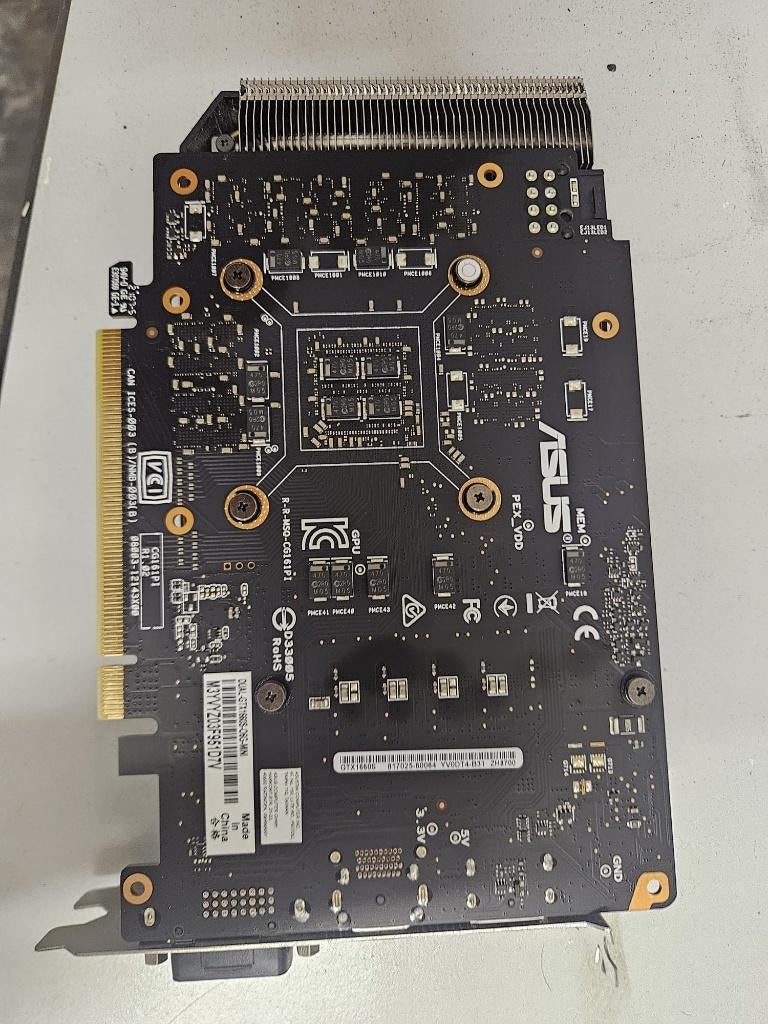 videokaart nvidia gtx 1660 super 6gb goede staat, Computers en Software, Videokaarten, PCI-Express 3, Gebruikt, GDDR6, Ophalen of Verzenden