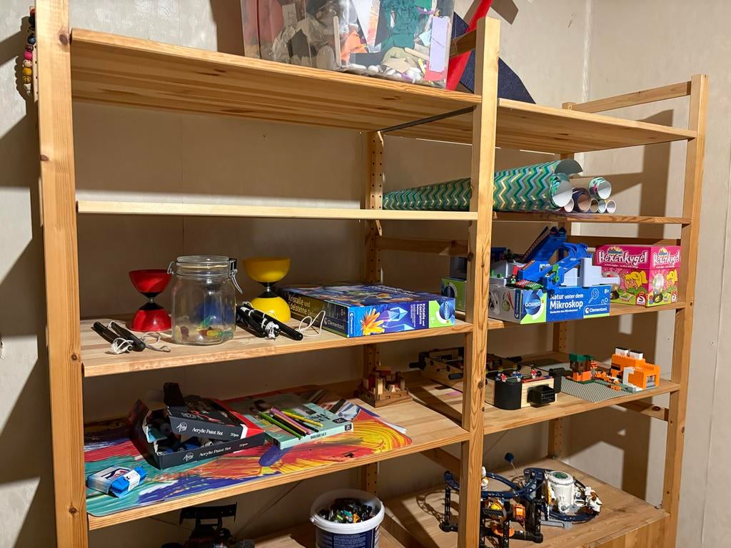 Houten speelgoedkast met opbergruimte, Ophalen, Gebruikt, Jongen of Meisje