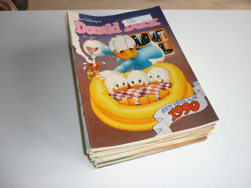 Donald Duck weekblad: complete jaargang 1990, Gelezen, Complete serie of reeks, Europa, Ophalen of Verzenden