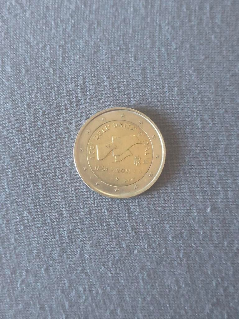 2 Euro Herdenkingsmunt Italië 2011, Postzegels en Munten, Munten | Europa | Euromunten, Ophalen of Verzenden