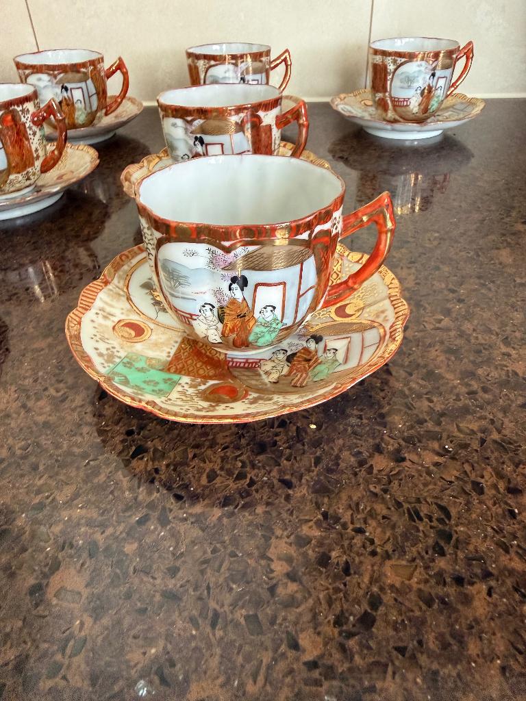 Japanse kop en schotels, Antiek en Kunst, Ophalen