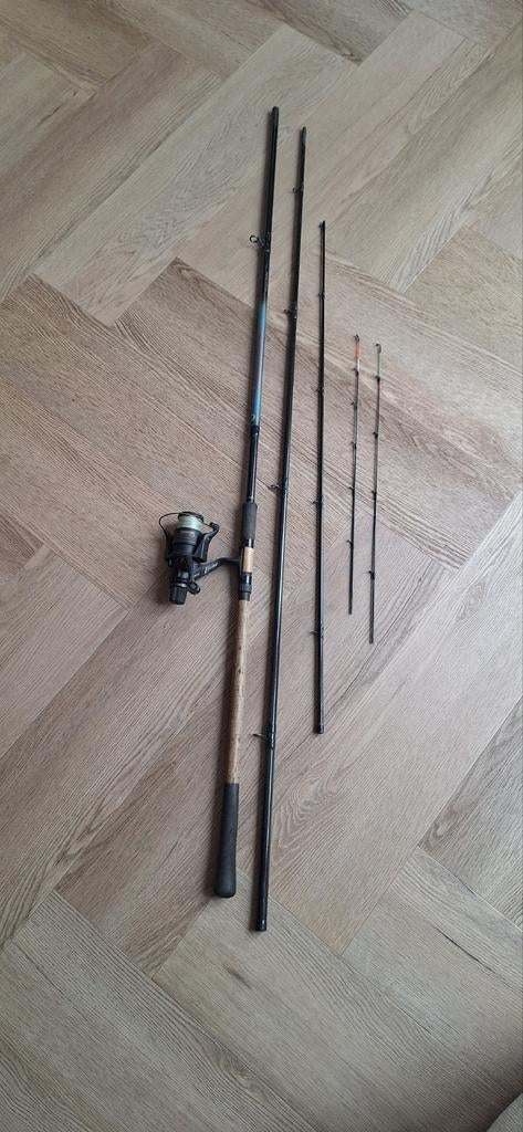 Shimano stradic feeder hengel + shimano aero molen, Watersport en Boten, Hengelsport | Witvissen, Ophalen of Verzenden