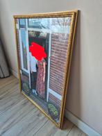 Grote gouden lijst, Huis en Inrichting, Woonaccessoires | Lijsten, Ophalen, Zo goed als nieuw, Metaal of Aluminium, 75 cm of meer