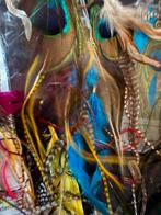 Feather extensions en gekleurde haar clip-ons, Sieraden, Tassen en Uiterlijk, Uiterlijk | Haarverzorging, Ophalen of Verzenden