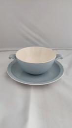 Petrus Regout Maastricht blauw soepkom & schotel soep kom, Antiek en Kunst, Antiek | Keramiek en Aardewerk, Ophalen of Verzenden