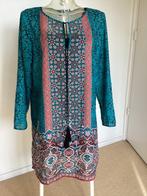 Vrolijke boho, Ibiza, hippy tuniek mt L, Overige kleuren, Maat 42/44 (L), Ophalen of Verzenden, Zo goed als nieuw