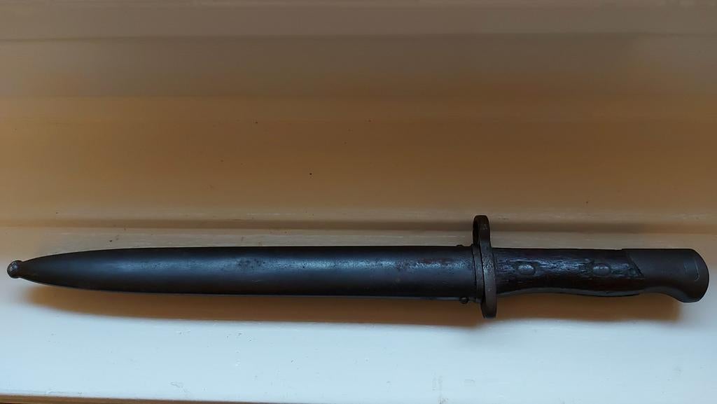 Bajonet Thaise Mauser, Verzamelen, Ophalen of Verzenden, Landmacht, Overige gebieden, Mes of Dolk