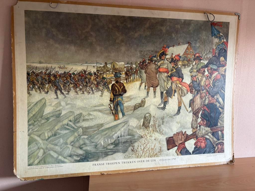 De Fransen trekken over de Lek, Ophalen, Geschiedenis