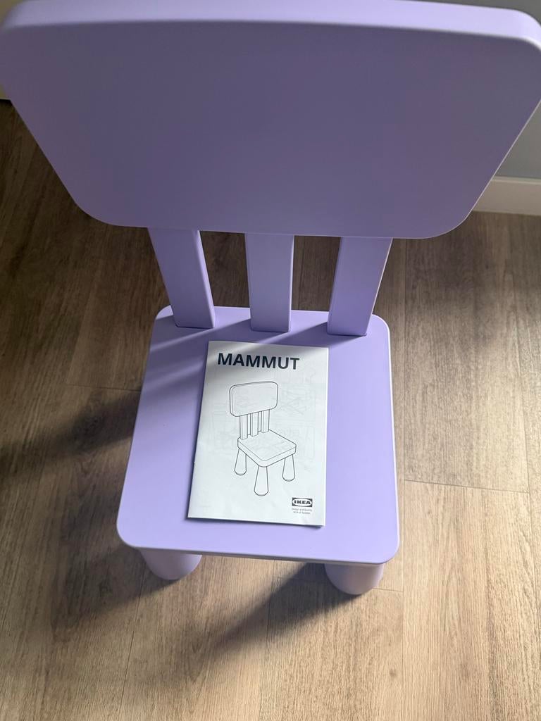 IKEA MAMMUT Kinderstoel - Lila, Ophalen, Nieuw, Overige typen