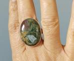 zilveren ring met natuurlijke Rhyoliet steen zilver 925, 18 tot 19, O.T., Nieuw, Ophalen of Verzenden
