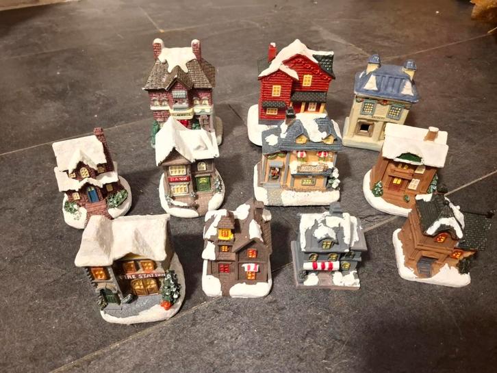 Kersthuisjes diversen, Diversen, Kerst, Gebruikt, Ophalen